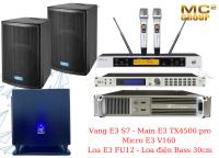 Dàn karaoke gia đình E3 Audio 2023 số 03