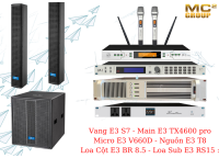 Dàn karaoke gia đình loa cột E3 BR 8.5 cao cấp