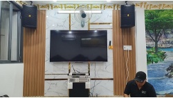 Lắp đặt dàn karaoke gia đình trị giá hơn 30 triệu tại nhà chị Huyền, Bình Tân