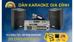 Lắp đặt dàn karaoke gia đình trị giá 35 triệu tại Thuận An - Bình Dương