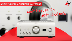 Amply nghe nhạc Denon PMA-2500NE: Đắm chìm trong chất âm tự nhiên và sắc màu cổ điển