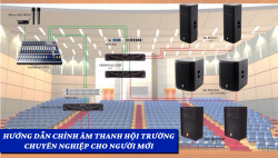 Hướng dẫn cân chỉnh âm thanh hội trường chuyên nghiệp cho người mới