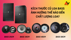 Kích thước củ loa bass ảnh hưởng thế nào đến chất lượng loa? Kích thước củ loa bass ảnh hưởng thế nào đến chất lượng loa?