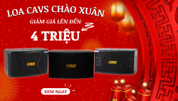 Loa CAVS giảm sương sương lên đến 4 triệu chào Xuân, cao thủ không bằng tranh thủ!