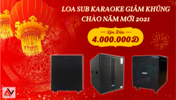 Loa sub karaoke giảm khủng 4 triệu chào năm mới, mua ngay kẻo lỡ!