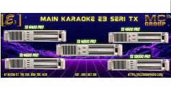 Main công suất E3 seri TX dòng công suất đáng mua cho dàn karaoke