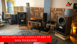 Loa toàn dải: Những kiến thức cơ bản cần biết trước khi chọn mua