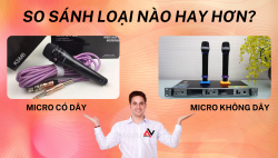 So sánh micro có dây và micro không dây loại nào hay hơn