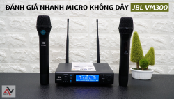 Trên tay micro không dây JBL VM300 đáng mua tầm giá trên 7 triệu