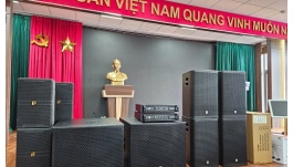  Lắp đặt hệ thống âm thanh hội trường cho ngân hàng Vietinbank