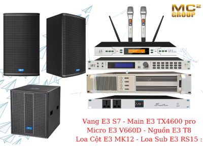 Dàn karaoke gia đình E3 Audio 2023 ( 01 )