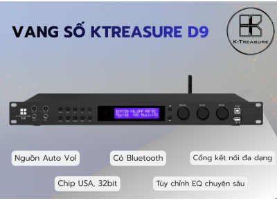Vang số KTreasure D9 mẫu mới nhất