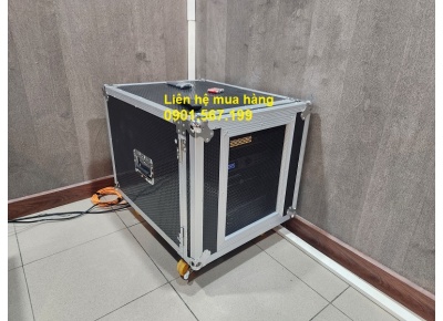 Tủ máy âm thanh 10U viền bo nhôm