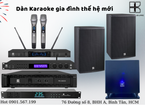 Dàn karaoke gia đình KTreasure 2026 số 02 với loa CS12