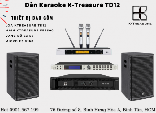 Dàn karaoke gia đình KTreasure TD12 mới nhất