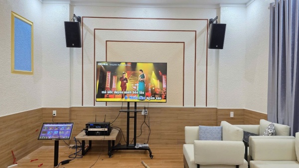 lắp đặt bộ dàn karaoke gia đình