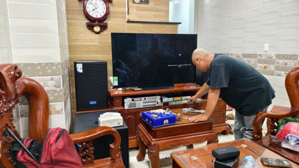 lăp đặt dàn karaoke gia đình tại bình tân