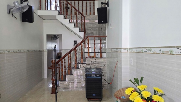 bộ dàn karaoke gia đình sau khi nâng cấp
