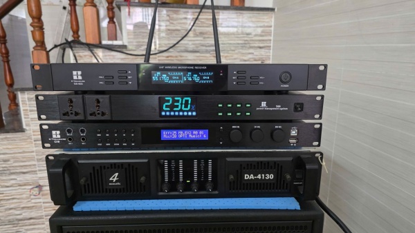 Bô thiết bị âm thanh karaoke gia đình sau khi nâng cấp