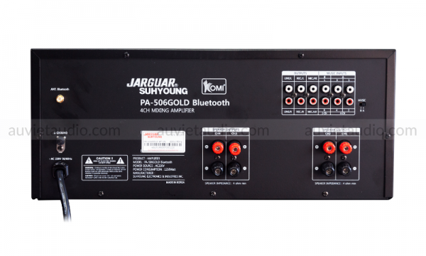 Amply-karaoke-Jarguar-PA-506-Gold-Bluetooth-Komi-chinh-hang