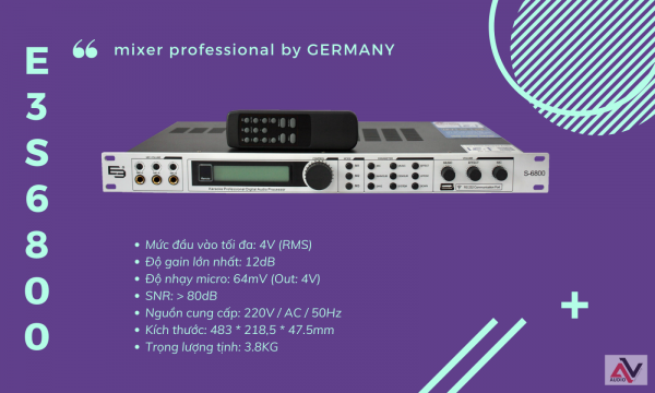 mixer digital e3 s6800