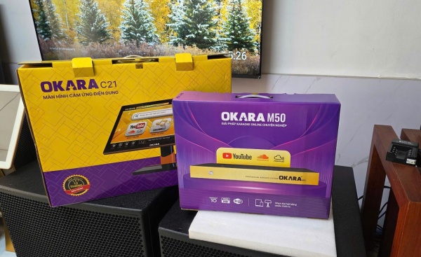 đầu okara m50 và màn hình okara c21