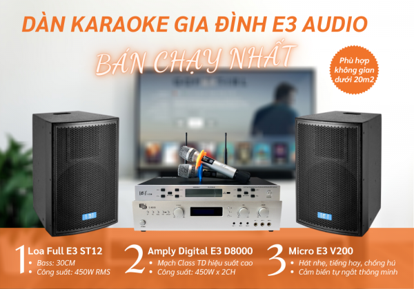 Dan-karaoke-gia-dinh-e3-audio-ban-chay