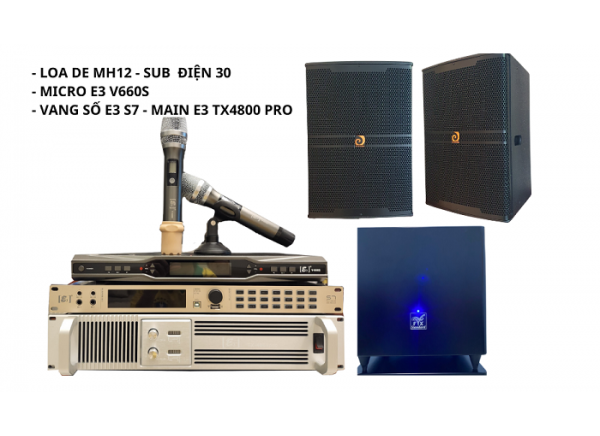 Dàn karaoke gia đình E3 Audio cao cấp 02