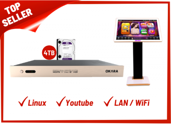Combo Đầu Và Màn hình cảm ứng Okara ( 4TB )
