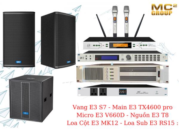 Dàn karaoke gia đình E3 Audio 2023 ( 01 )