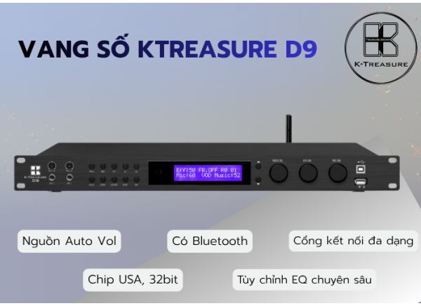 Vang số KTreasure D9 mẫu mới nhất