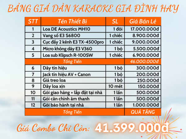 bang-gia-dan-karaoke-gia-dinh-hay