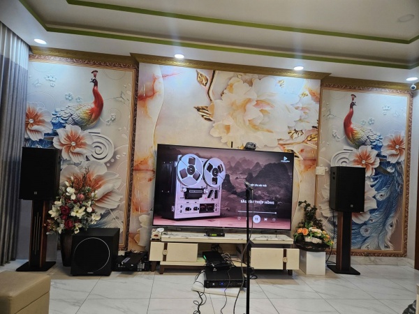 căn chỉnh setup lại bộ karaoke tại nhà