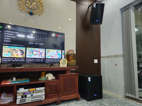 lắp đặt bộ dàn karaoke gia đình tại hooc môn