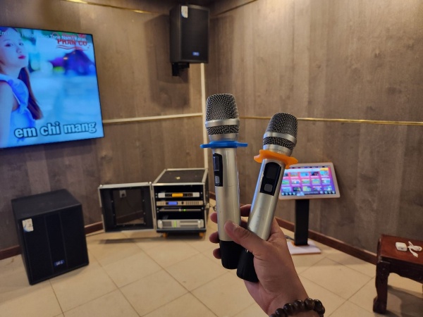 căn chỉnh âm thanh karaoke setup micro
