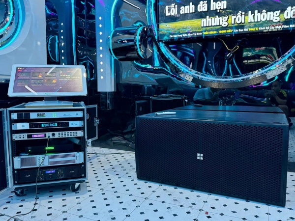 loa sub đôi cho phòng hát ktreasure wf218