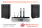 Dàn karaoke nhỏ gọn cho chung cư không gian nhỏ