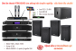 Bộ dàn karaoke tiêu chuẩn cho 1 phòng hát chuyên nghiệp 
