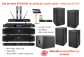 Dàn Âm Thanh KTreasure TD12 cho phòng hát chuyên nghiệp nhanh thu hồi vốn 