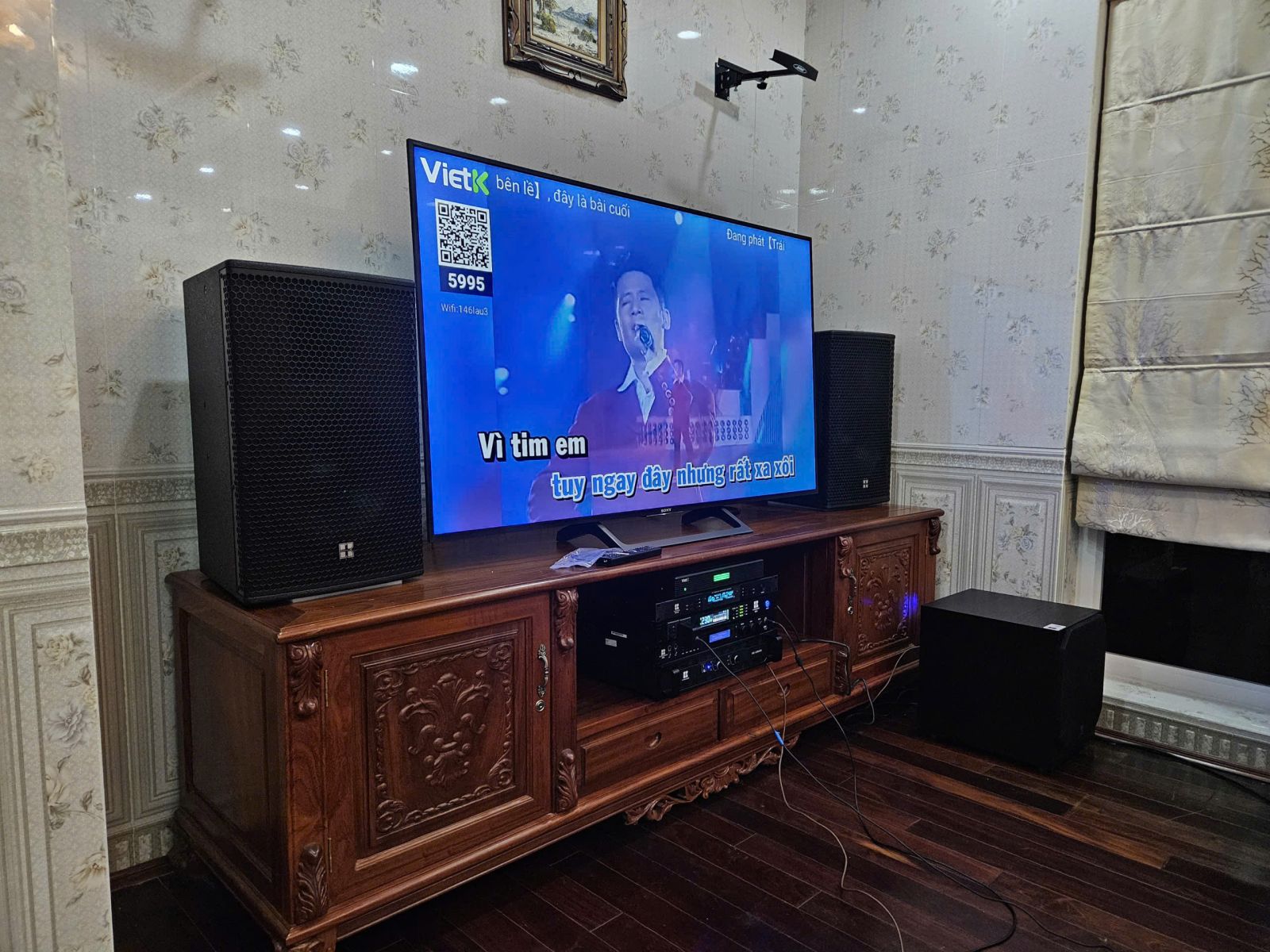 dàn karaoke gia đình vip trọn bộ ktreasure