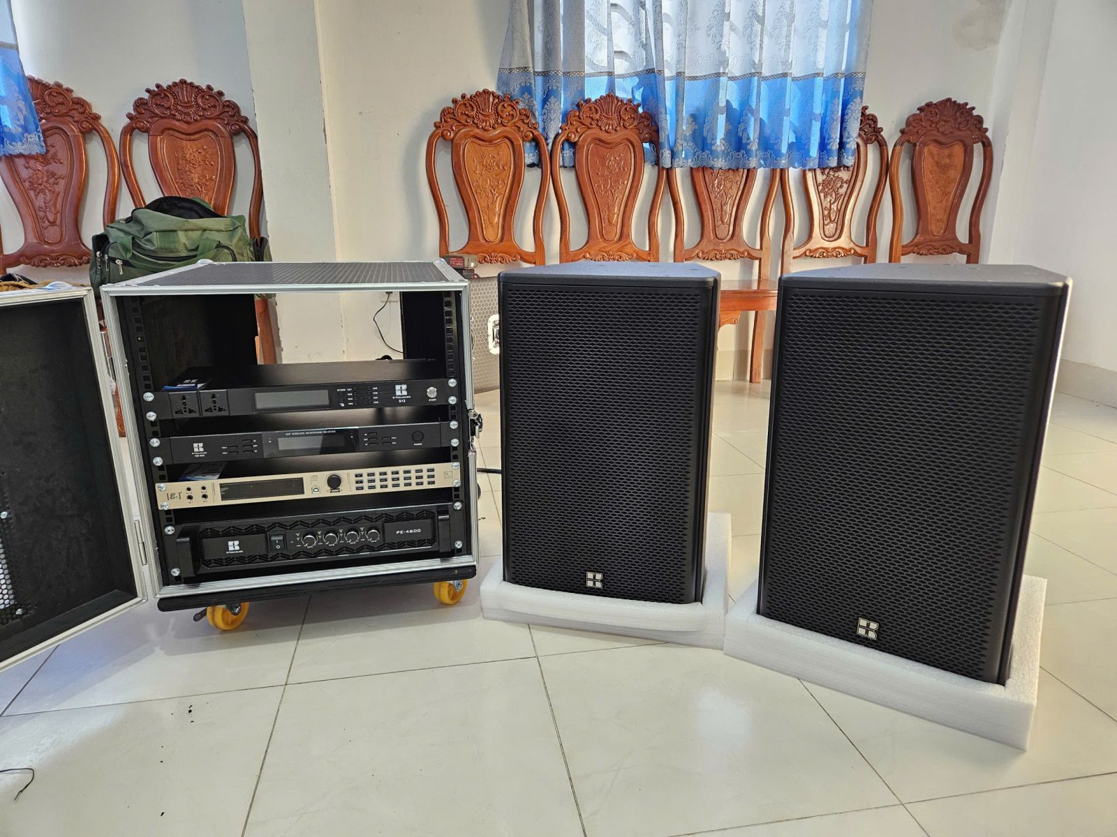 bộ thiết bị trước khi lắp đặt