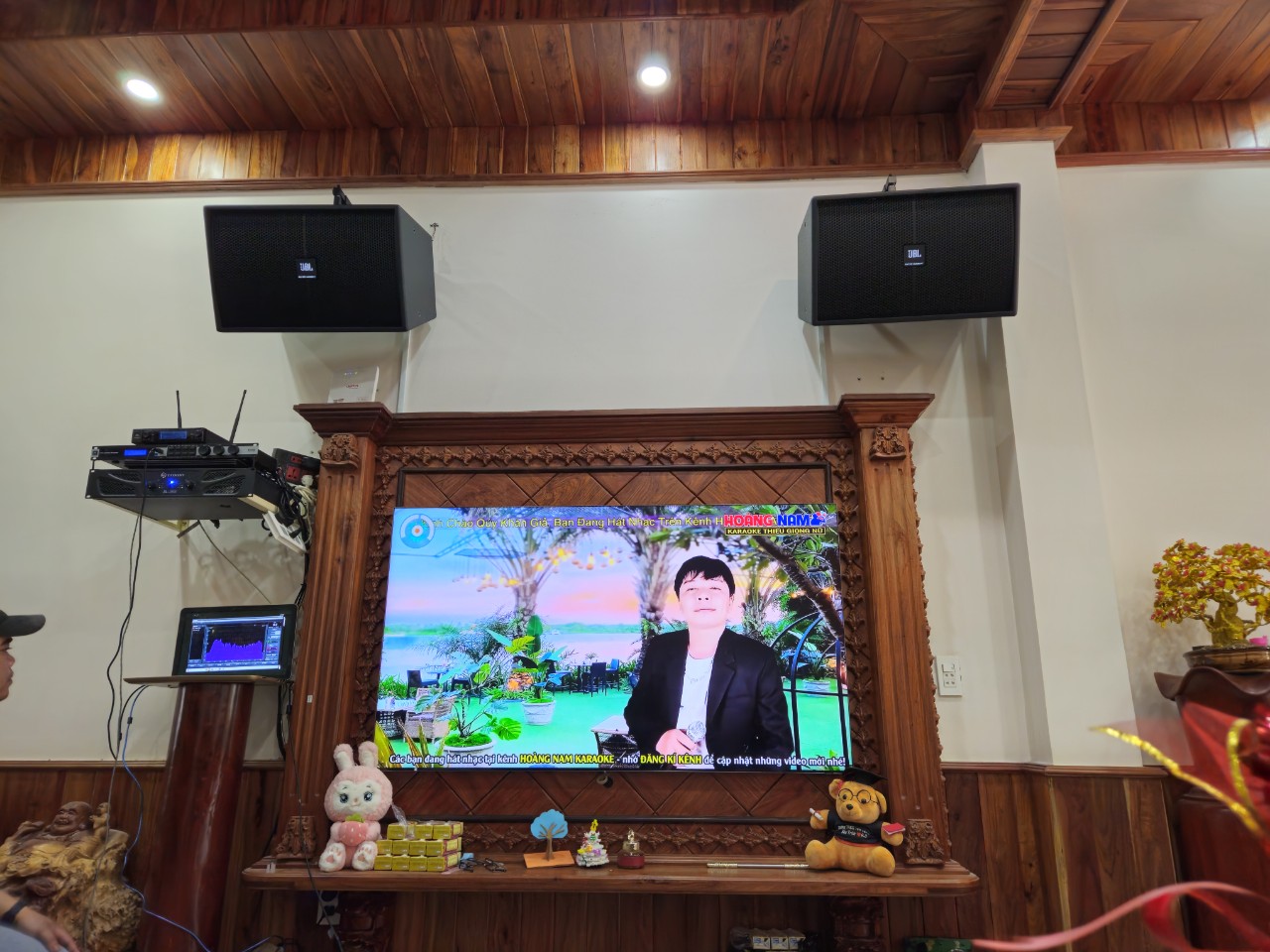 dàn karaoke gia đình thương hiệu jbl